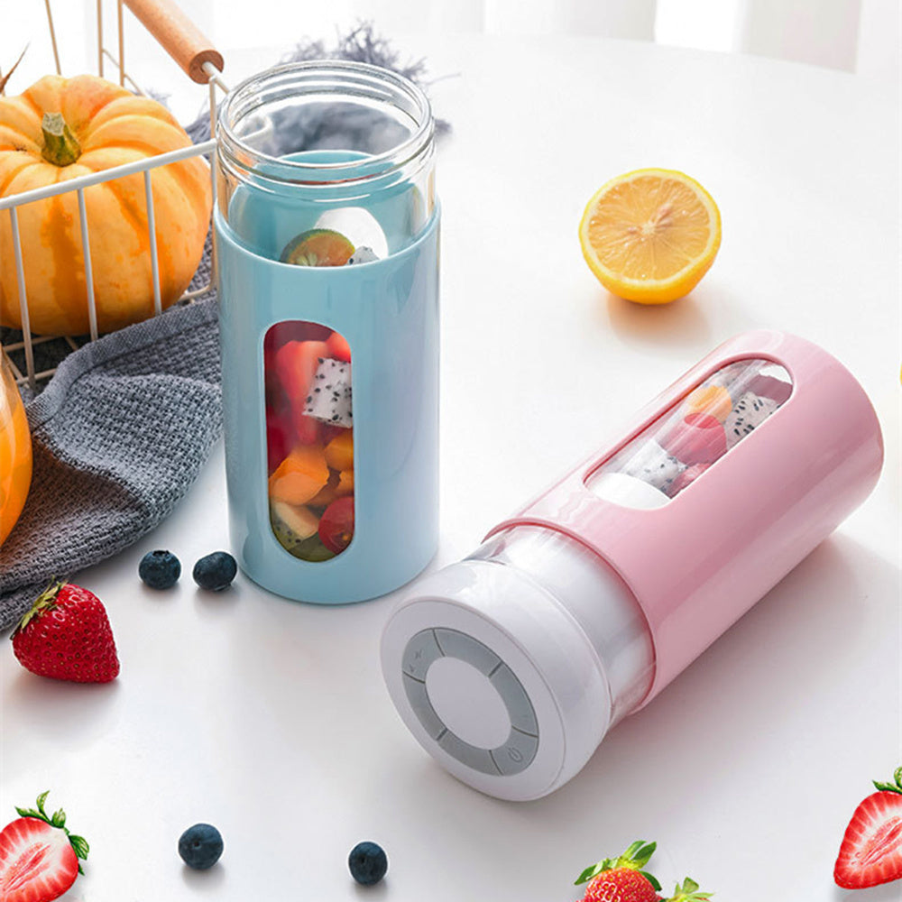 Licuadora portátil, exprimidor de frutas eléctrico, licuadora de batidos recargable por USB, minimáquina de jugo de frutas, batidora de cocina de mano, licuadoras de verduras