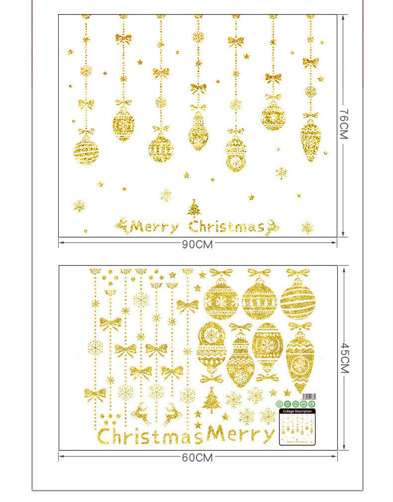 Christmas Decoration Wall Self-adhesive Painting