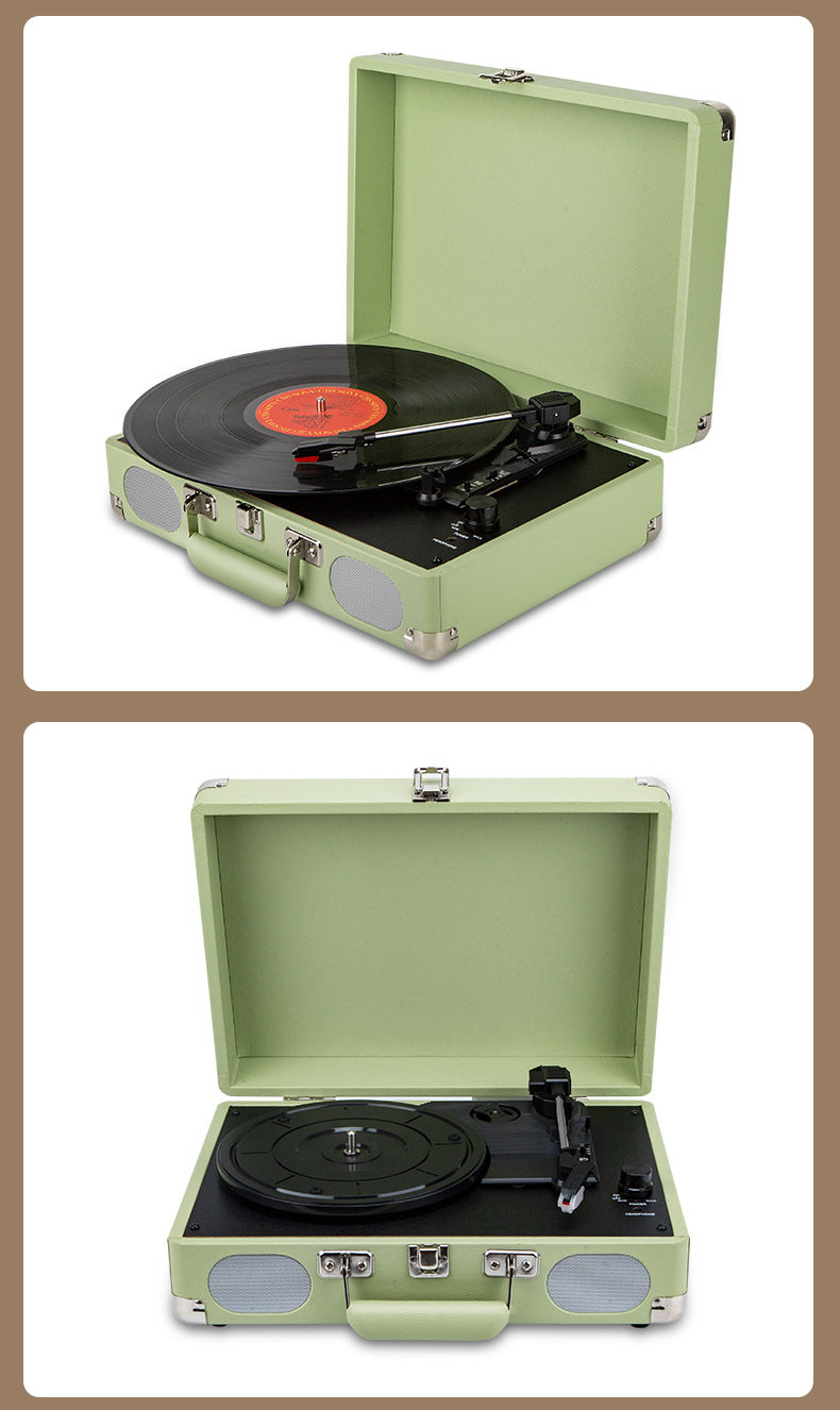 Portable Bluetooth Old-fashioned Portable Phonograph