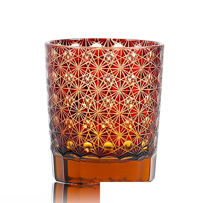 Asterism Crystal Glass Hand Carved Water Cup