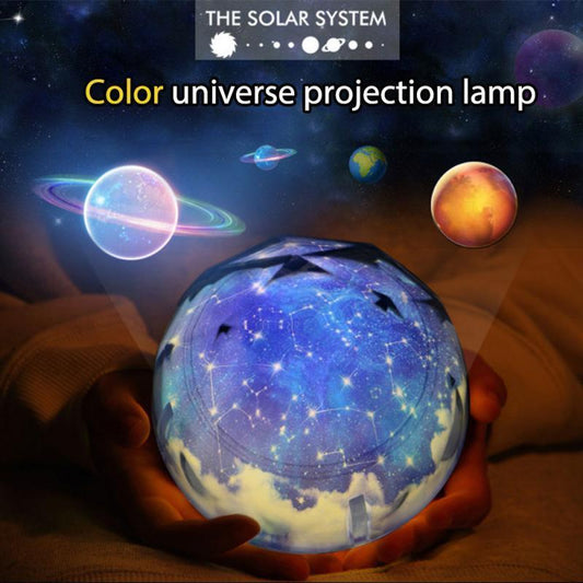 Ciel étoilé veilleuse planète projecteur magique terre univers lampe à LED coloré rotation clignotant étoile enfants bébé cadeau de noël