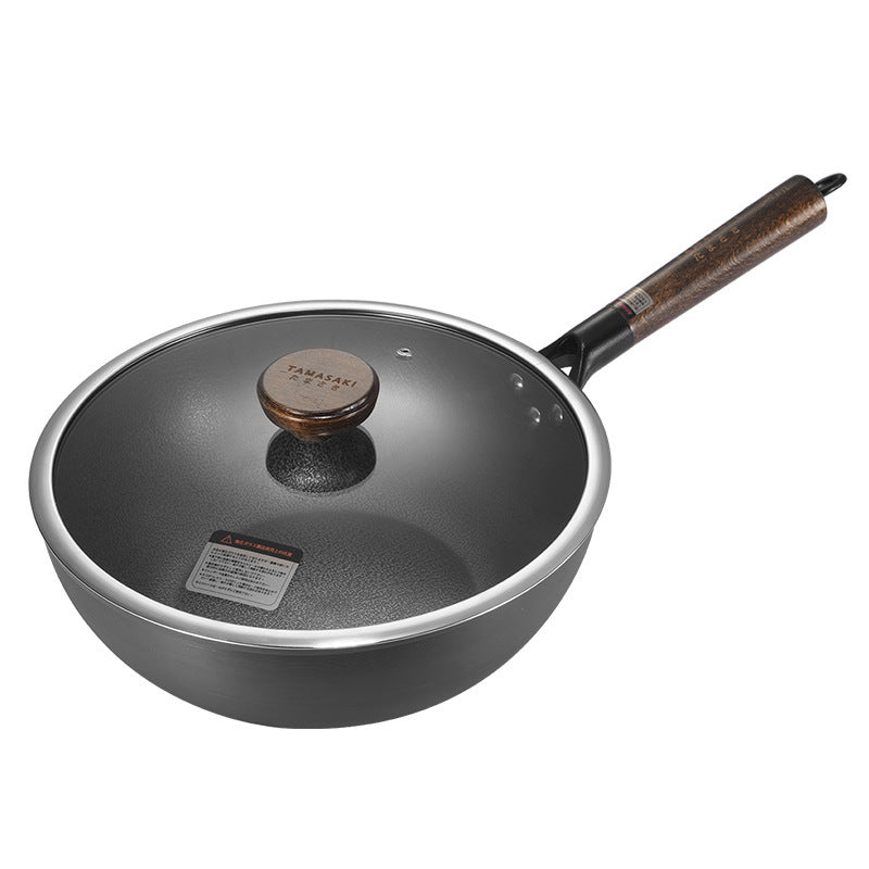 Thick Bottom Uncoated Non-Stick Nonstick Pan