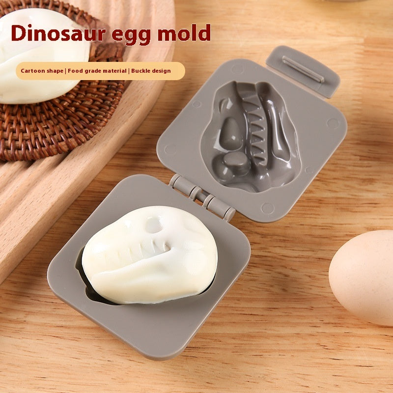 Prensa de huevos creativa con forma de fósil de dinosaurio de calidad alimentaria