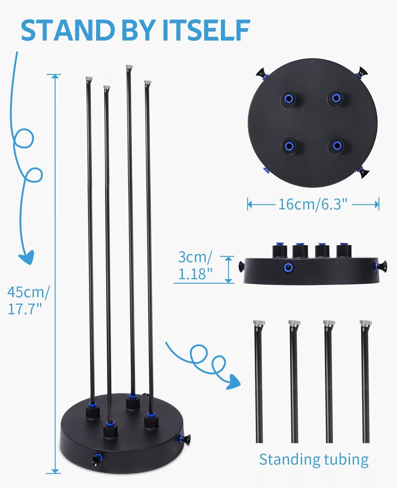 New Outdoor Beach Garden Stand Misting Cooling System