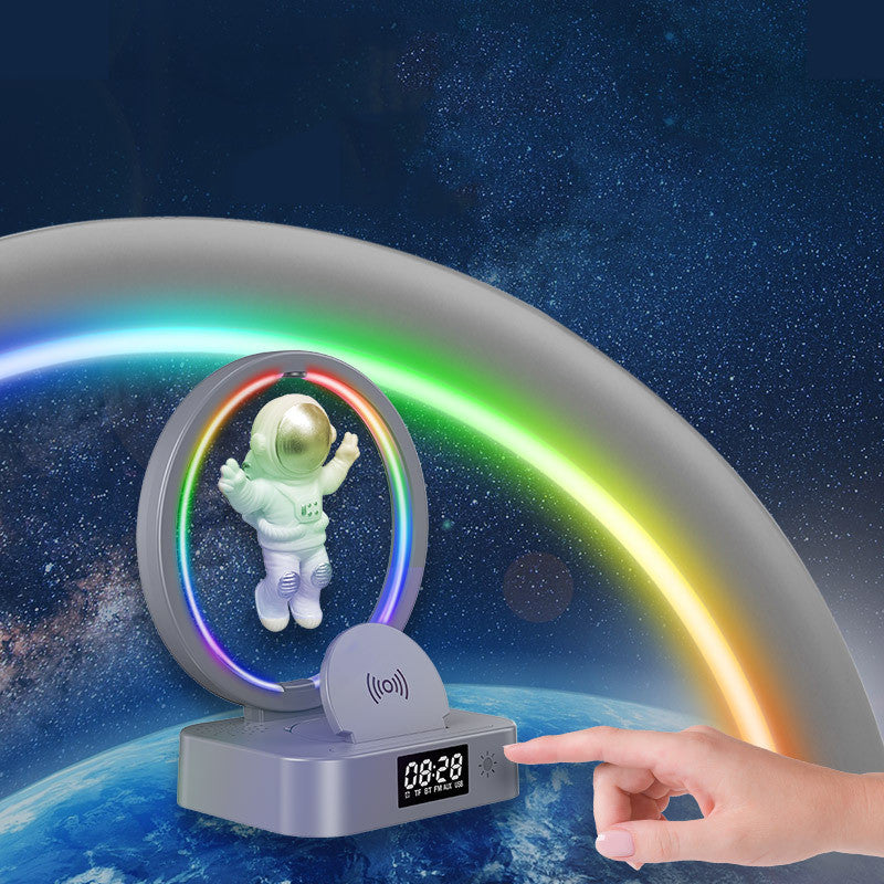 Magnetic Levitation Bluetooth Speaker Astronaut Home RGB Mini Radio TWS Sound Box Outdoor Wireless Subwoofer TF AUX USB