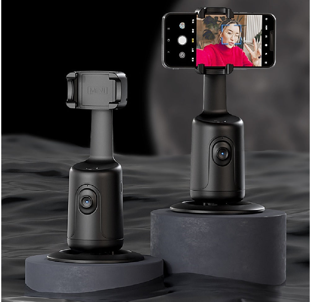 Gimbal de suivi automatique du visage à 360 degrés, support de téléphone intelligent AI pour smartphone, vidéo, vlog, stabilisateur en direct, trépied