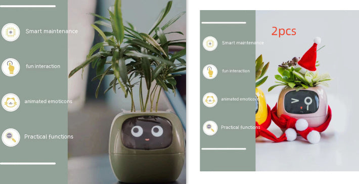 Facial Expression Control Intelligent Flower Pot