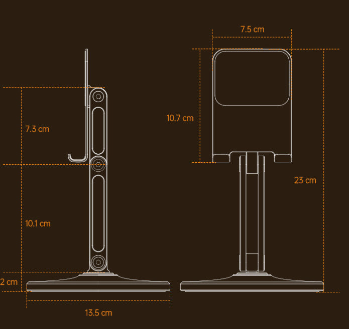 Base de grano de madera, aleación de aluminio, escritorio, altura creciente, plegable, giratorio, teléfono móvil, tableta, soporte para ordenador