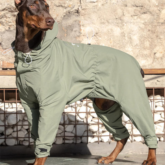 Mascota mediana y grande Shiba Inu de cuatro patas de una pieza herramientas Montañismo al aire libre traje ropa de asalto Casual