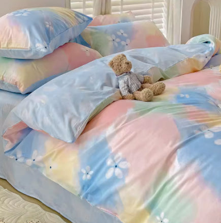 Simple Gradient Color Bed Four Sets Of Cotton Pure