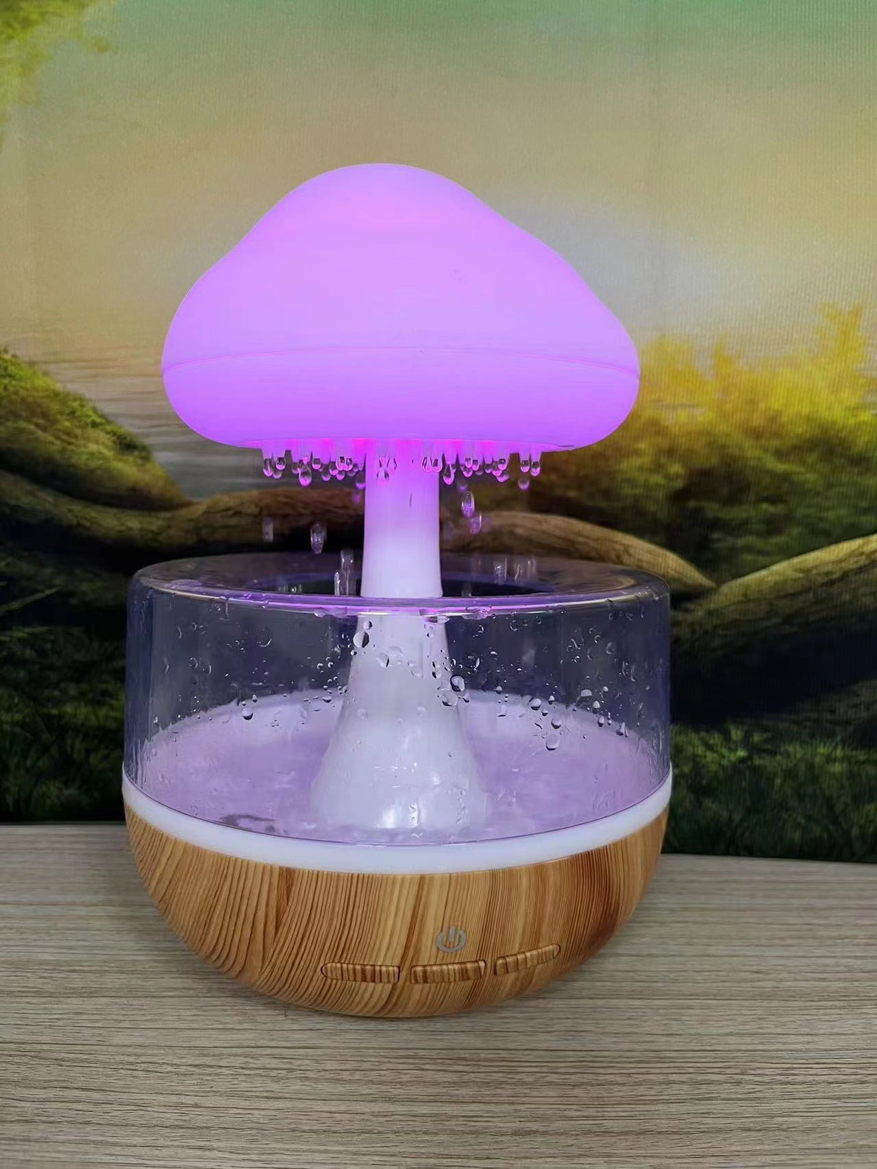 Humidificateur d'arôme de nuage de pluie, humidificateur de pluie, humidificateur de gouttes d'eau