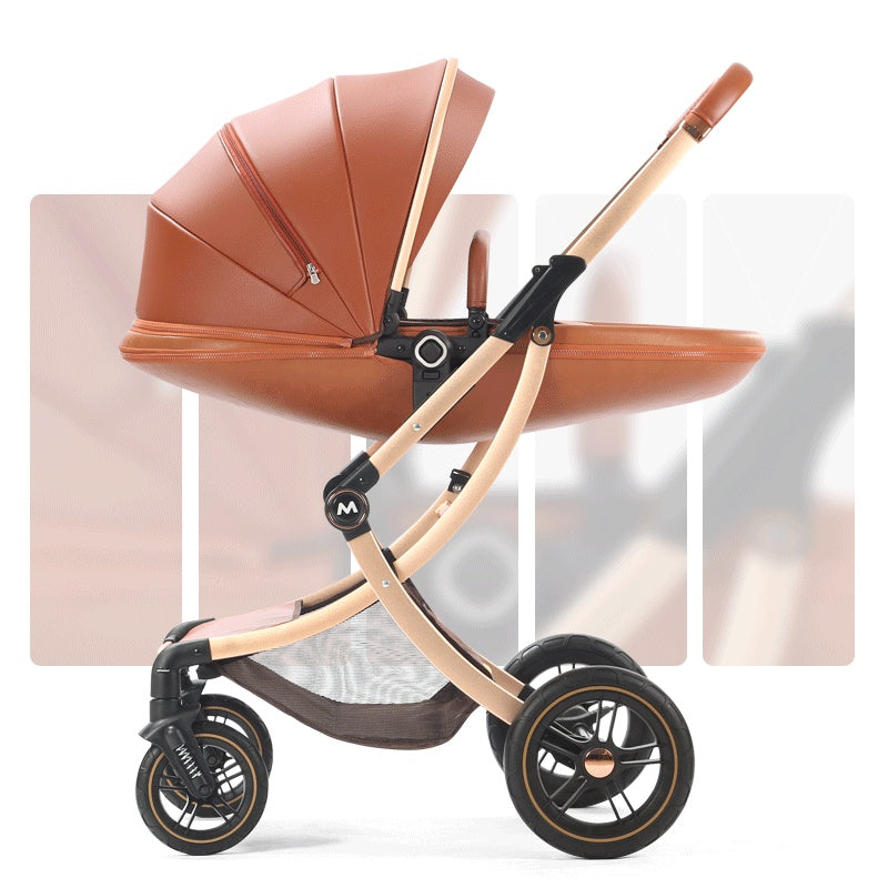 Nouveau Poussette de luxe pour bébé avec siège auto