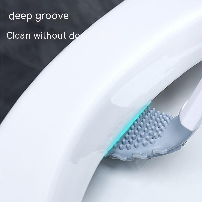 Brosse de toilette jetable domestique sans angle mort