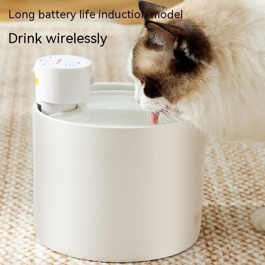 Distributeur d'eau Intelligent pour chat, élément filtrant à Induction à flux automatique, fontaine d'eau