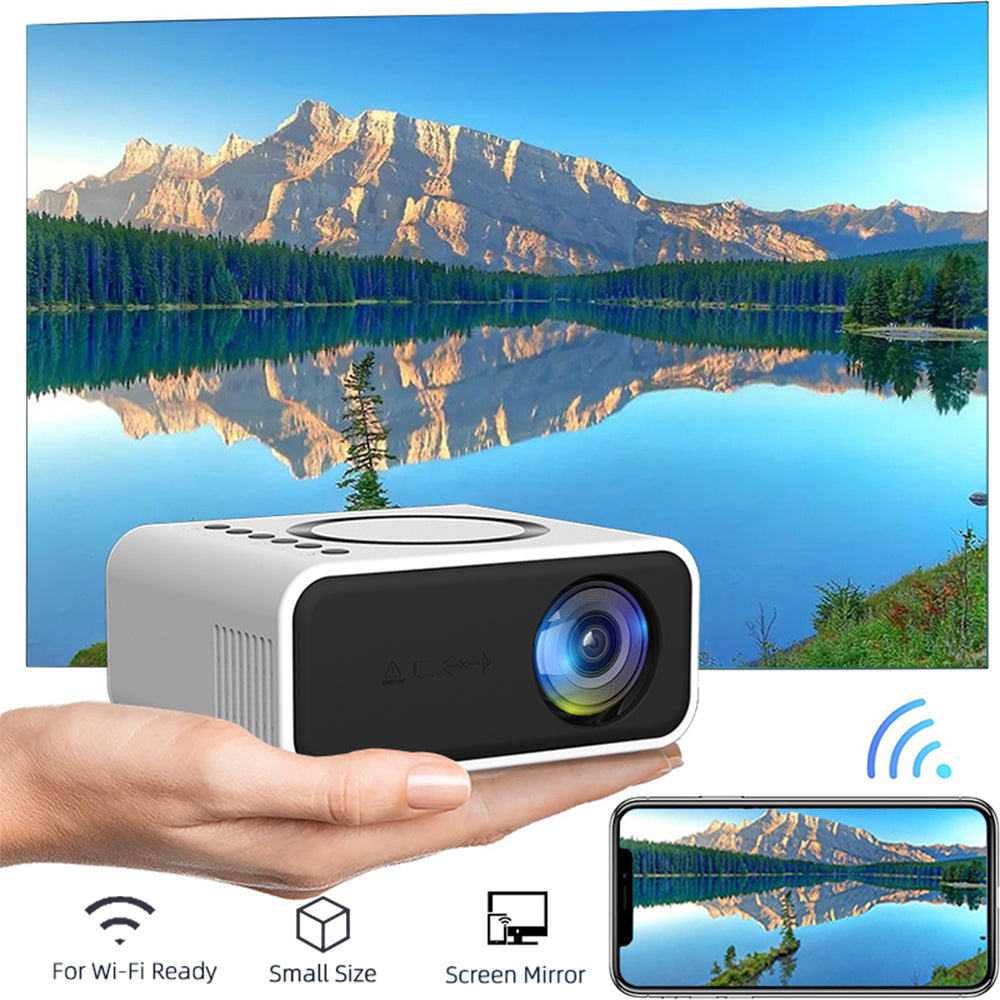 YT300 Mini projecteur Portable à domicile 24 ANSI HD 1080P Projection de cinéma maison Mobile filaire et sans fil