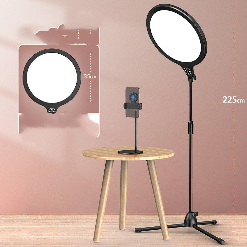 Lampe de beauté pour Photo plein écran, téléphone portable, support télescopique de remplissage au sol pour bureau