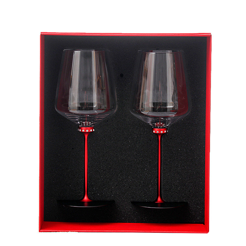 Creative Dancing Red Wine Crystal Glass Goblet