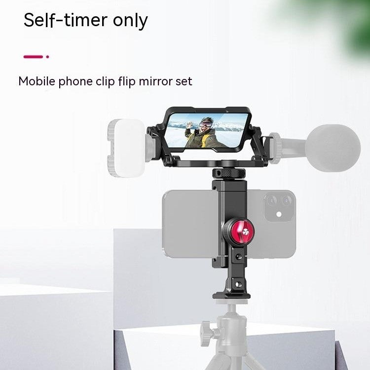 Caméra avant de caméra de photographie de selfie, ensemble de miroirs rabattables pour téléphone portable