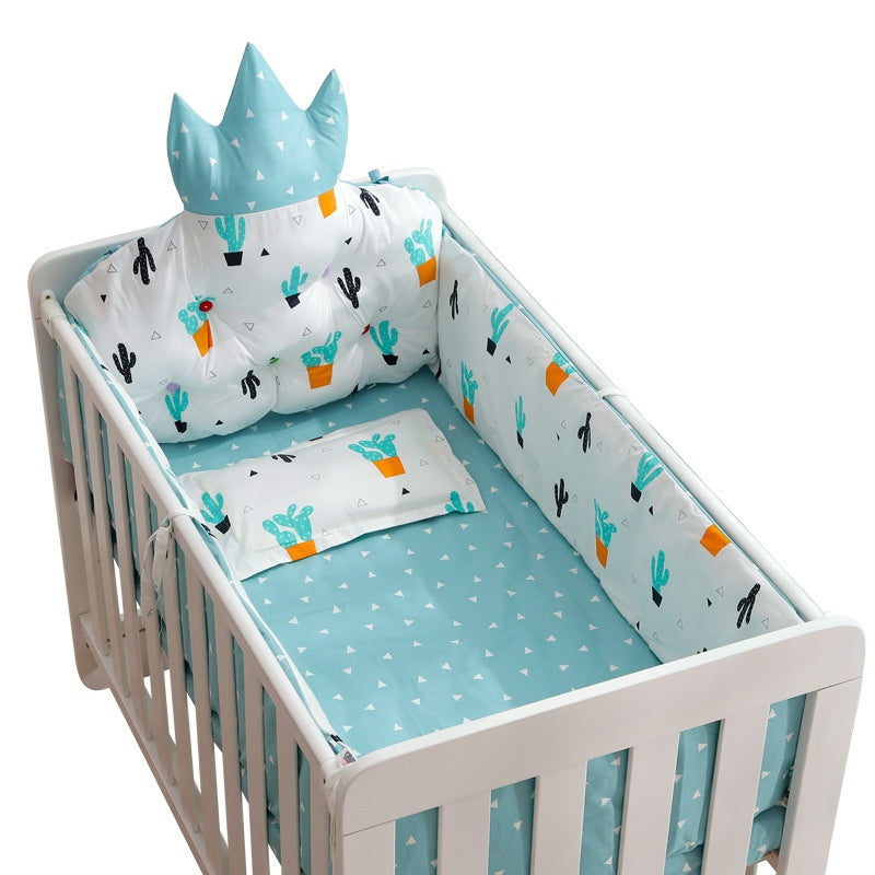 Cotton Crib Guardrail Anti-collision Bed Fence