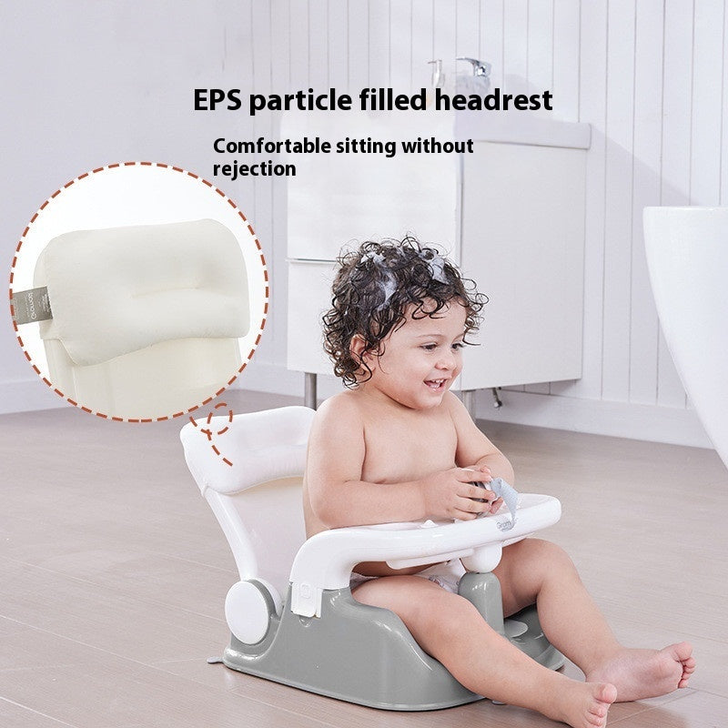 Chaise de bain pour bébé, jouet pour bébé, Support assis et couché