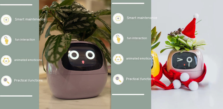 Facial Expression Control Intelligent Flower Pot