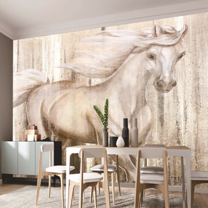 TV Background Wall Mural Living Room 3D Personalized Animal Wallpaper