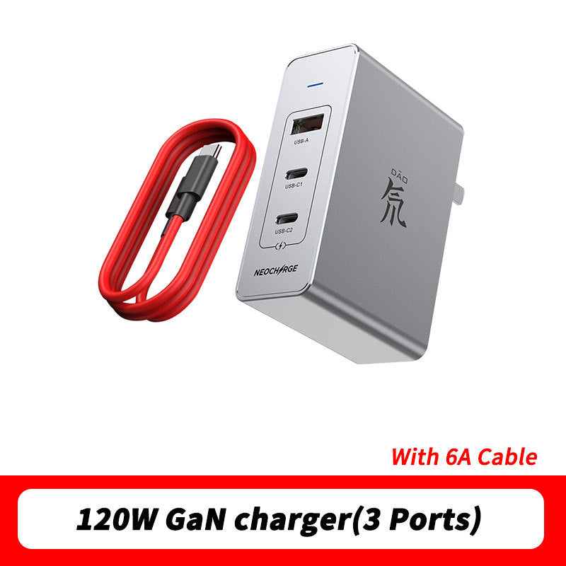 Tête de chargeur en nitrure de gallium, multi-ports, Charge rapide, prise PD, téléphone portable