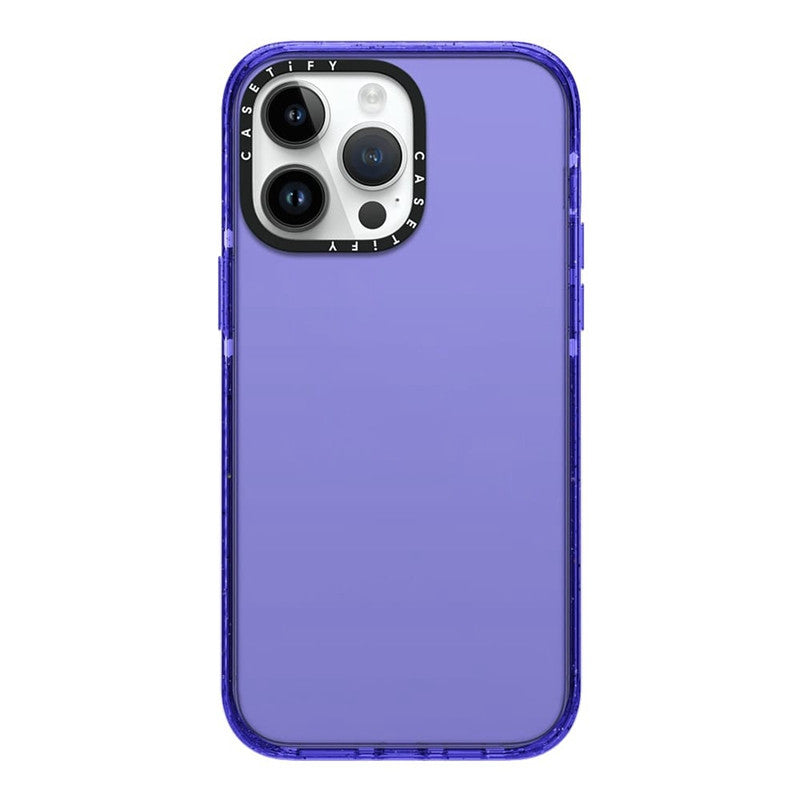 Étui de téléphone portable propre de couleur unie à la mode