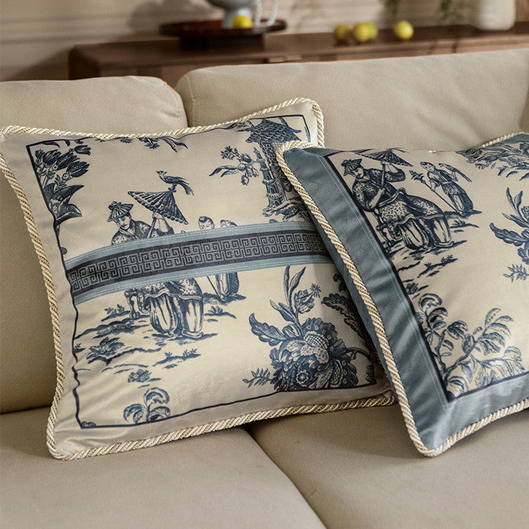 New Chinese Living Room Sofa Cushion Pillow Cover