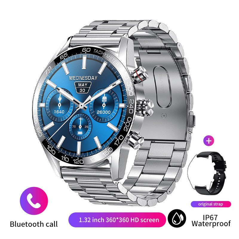 Reloj con teléfono inteligente Bluetooth para hombre