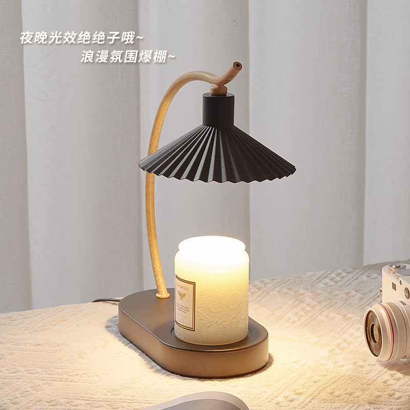 Pleated Iron Aromatherapy Wax Retro Atmosphere Table Lamp