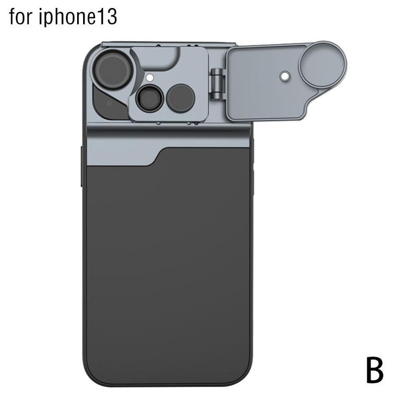 Mobile Phone Case With Lens Wide-angle Macro Fisheye Lens