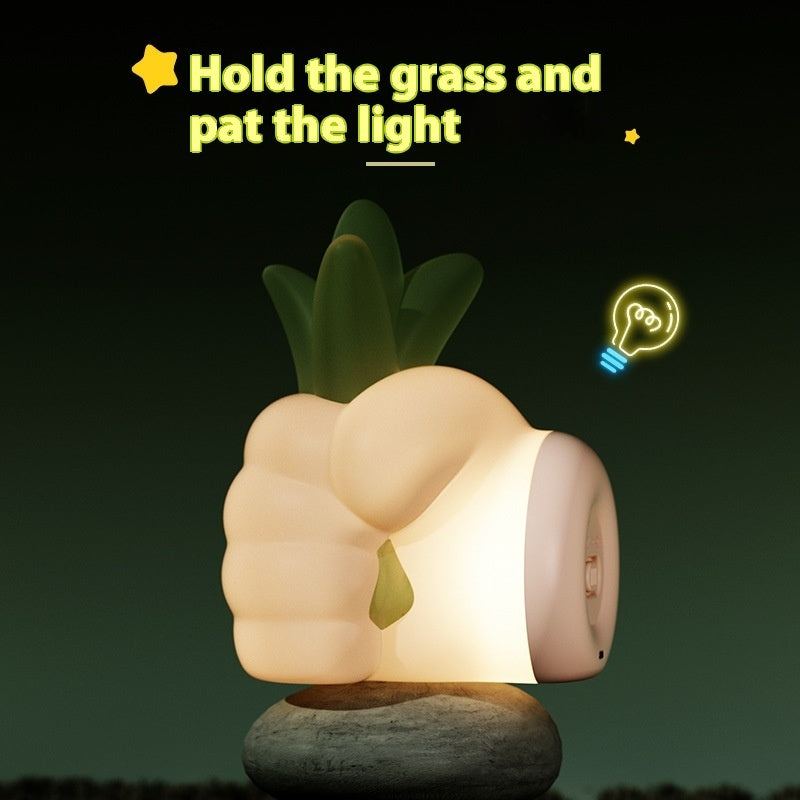 Grip Grass Pat Small Night Lamp USB Soft Light Eye-protection