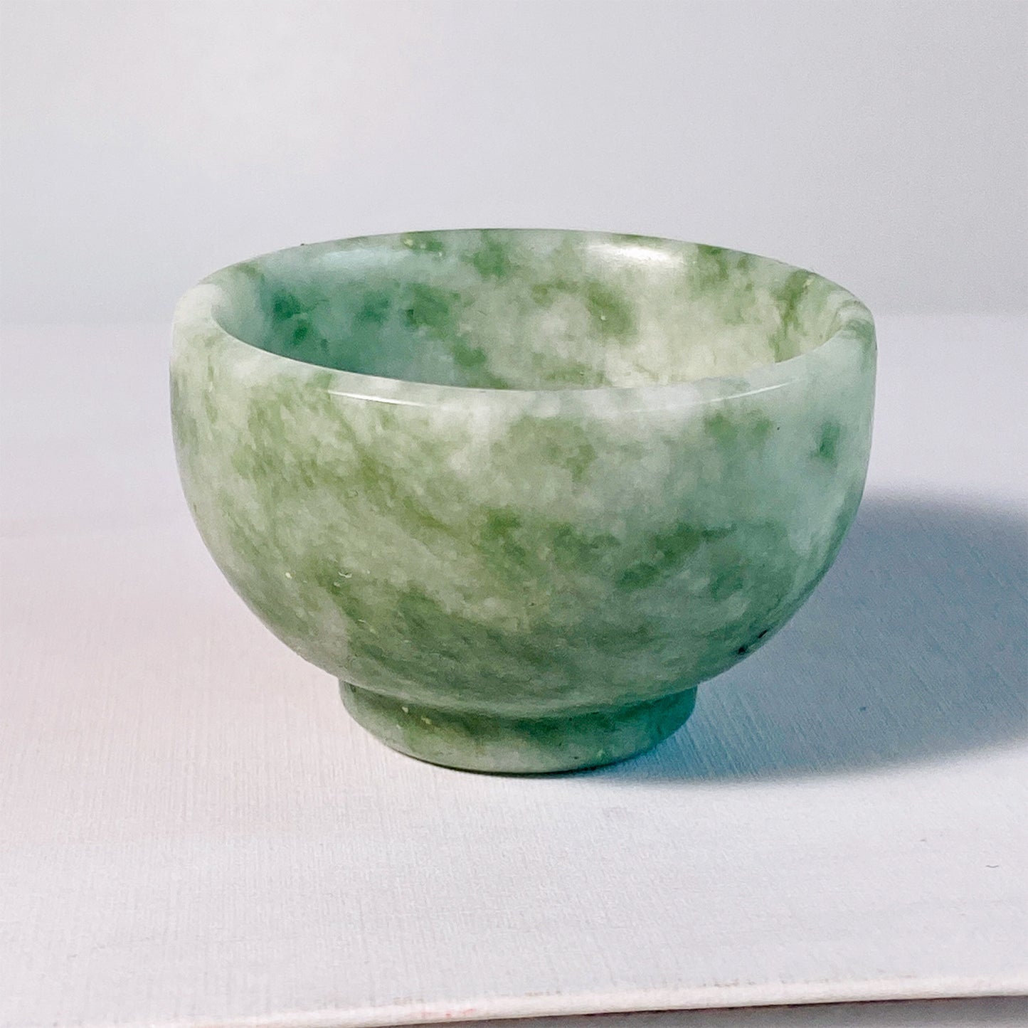 Jade Wine Glass Lantian White Marble Tea Cup