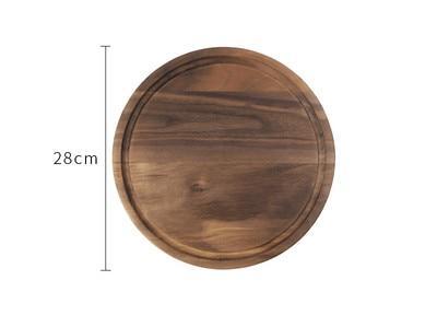 Tabla de cortar de madera de nogal negro, bandeja entera creativa, tabla para cortar frutas, bloques de cortar de madera para Cocina