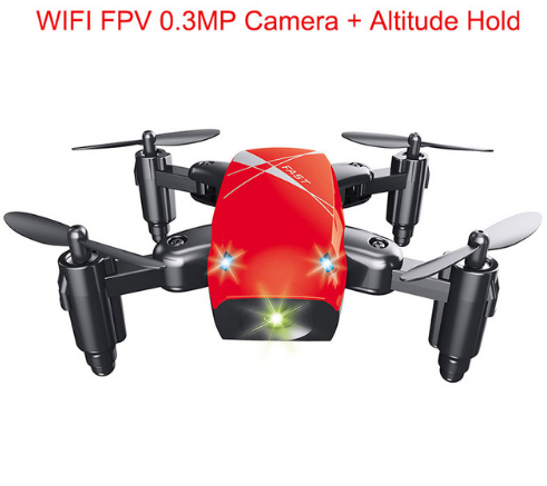 Micro plegable RC Drone 3D rodamiento volante Control remoto Quadcopter juguetes con cámara WiFi APP Control helicóptero Dron regalo para niños