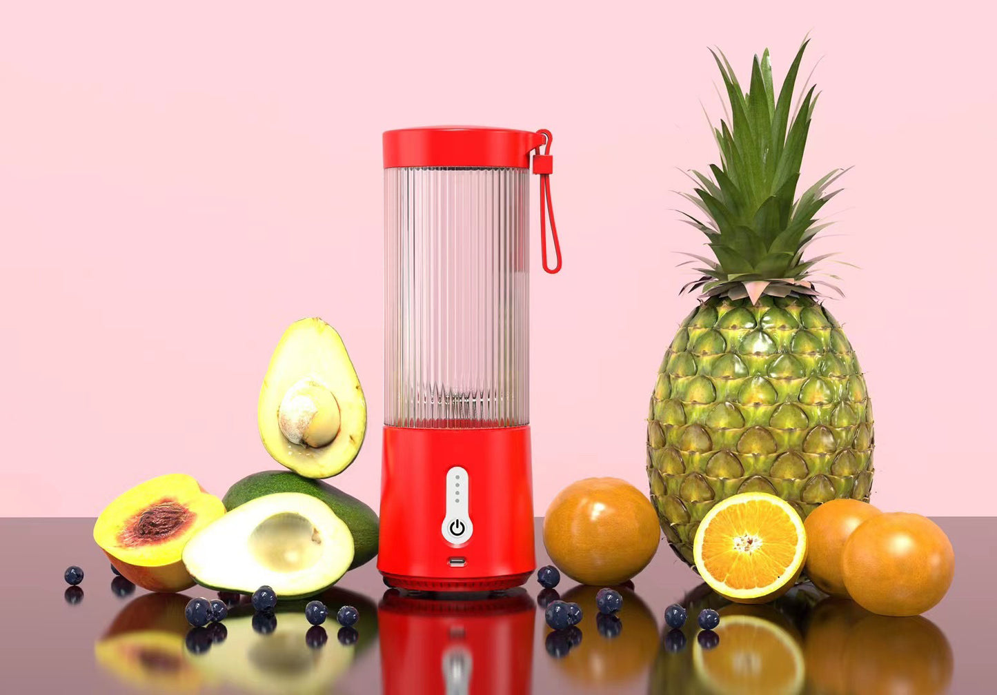 Pequeña taza de jugo Mini exprimidor de frutas licuadora eléctrica