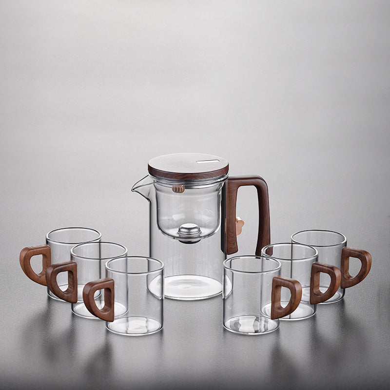 Glass Filter Tea Set Heat-resistant