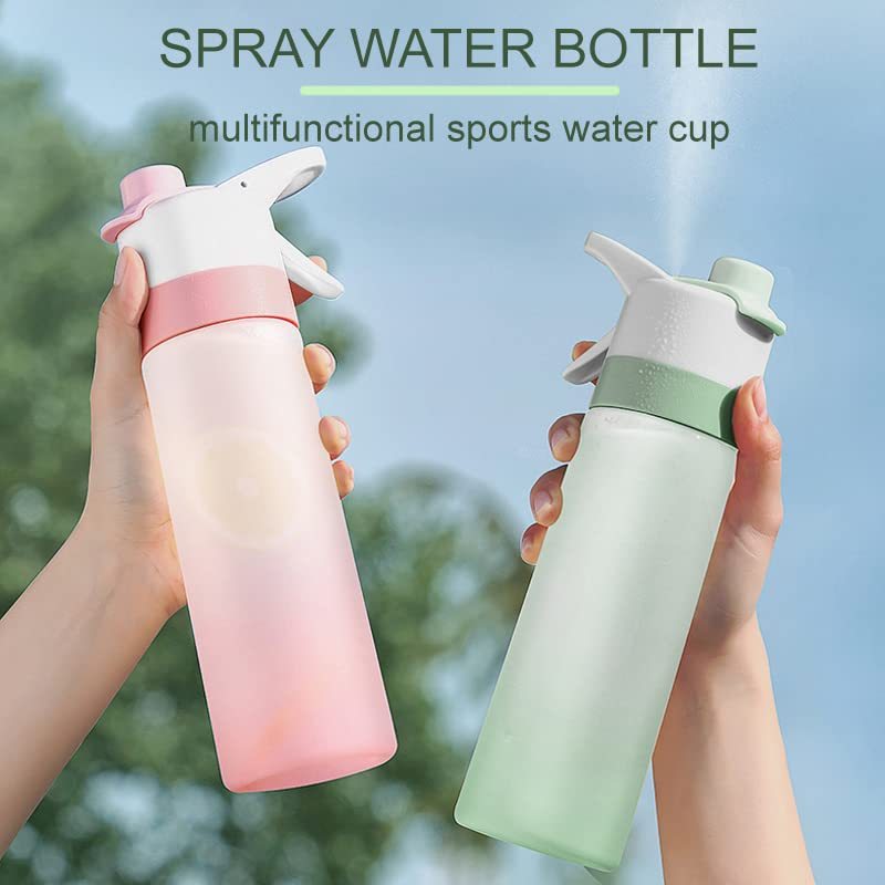 Botella de agua en aerosol para deportes al aire libre, fitness, taza de agua, botella de spray de gran capacidad, artículos para beber, botellas de viaje, aparatos de cocina, botella de agua en aerosol ecológica de gran capacidad