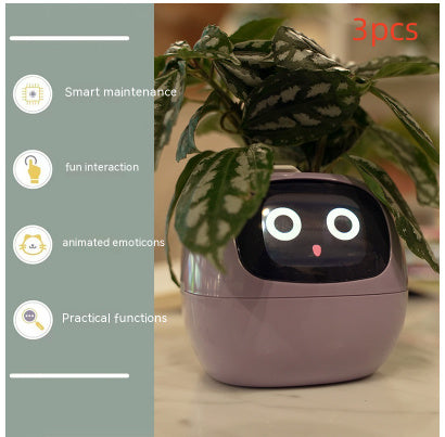 Facial Expression Control Intelligent Flower Pot