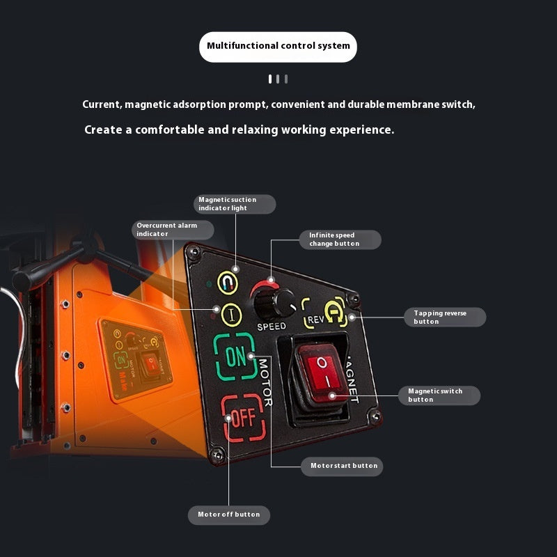 Forage et taraudage de la perceuse magnétique intégrée DX 60X