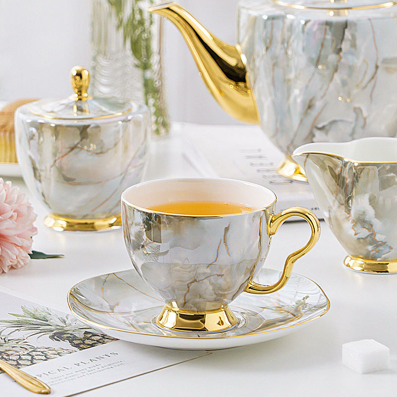 Accueil Ensemble de tasses à café en porcelaine tendre