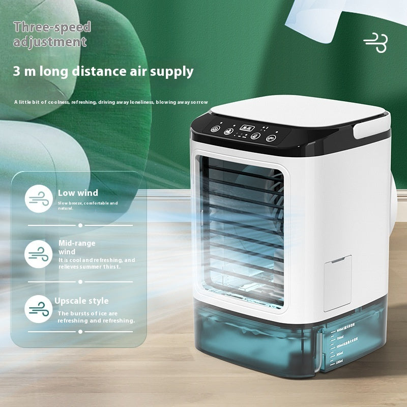 Nouveau Style refroidisseur d'air bureau climatiseur ventilateur double pulvérisation refroidissement ventilateur électrique refroidisseur d'air USB Portable réfrigération