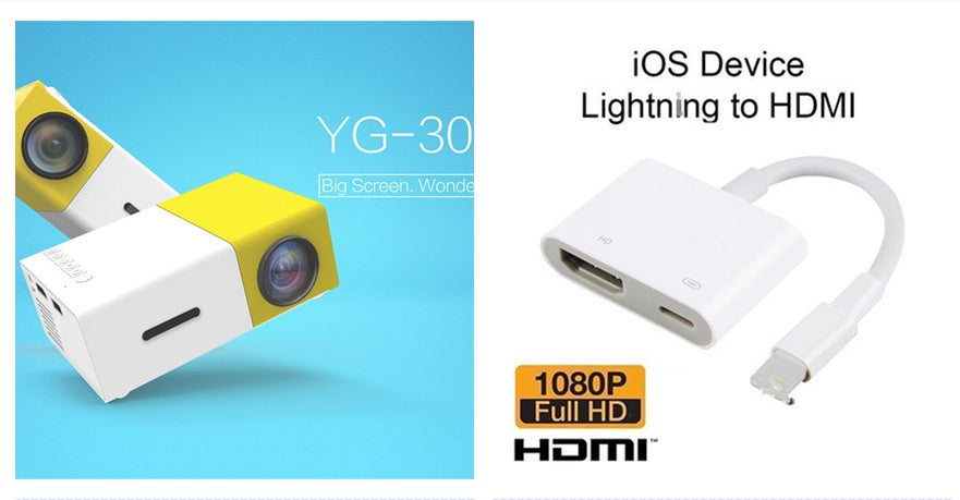 Mini-projecteur HD 1080P