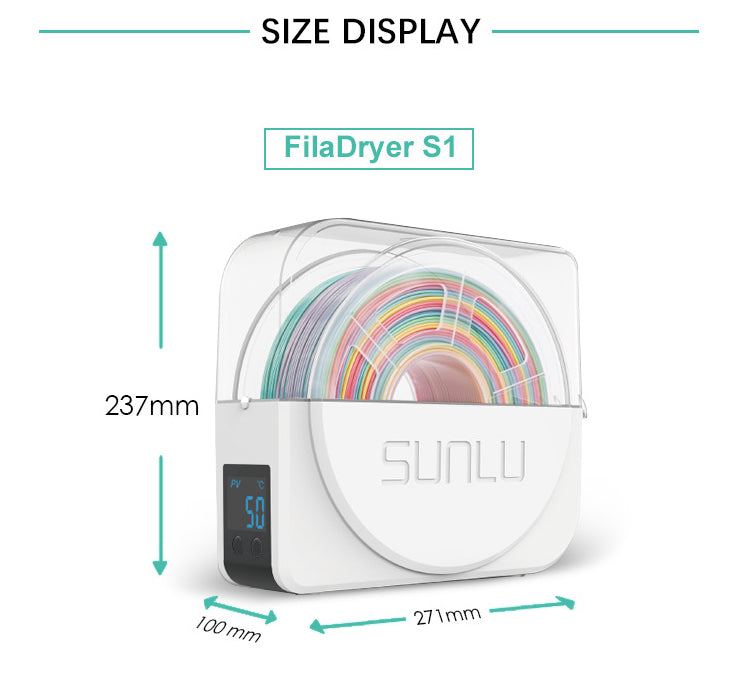 Consommables d'impression 3D Boîte de séchage S1 Plus