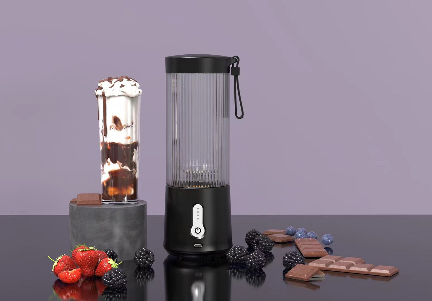 Pequeña taza de jugo Mini exprimidor de frutas licuadora eléctrica