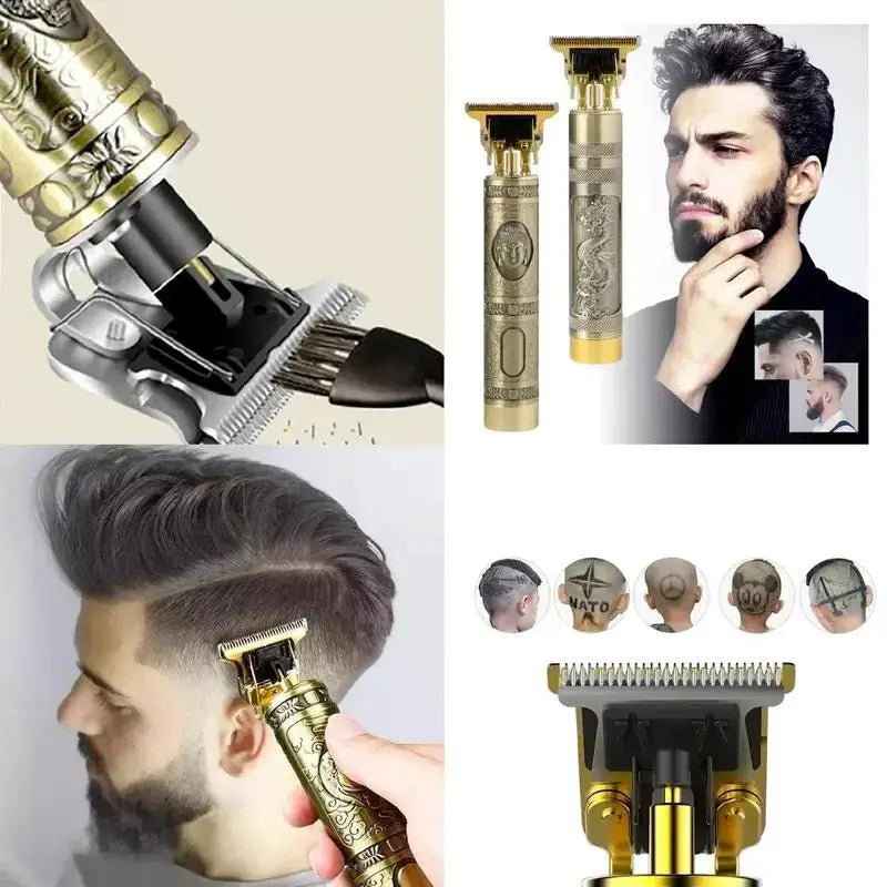 Machine de découpe de cheveux de paragraphe de barbe masculine de concepteur aléatoire électrique professionnel