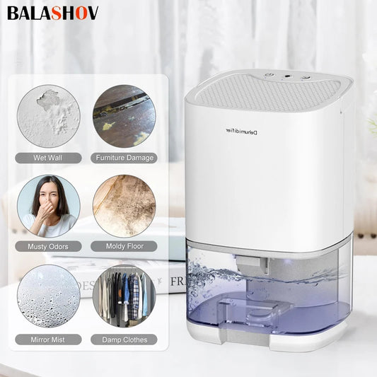 Portable Air Dehumidifier for Air Filter for Home Room Office Kitchen Moisture Absorbers Machine Anti Humidity Air Dryer