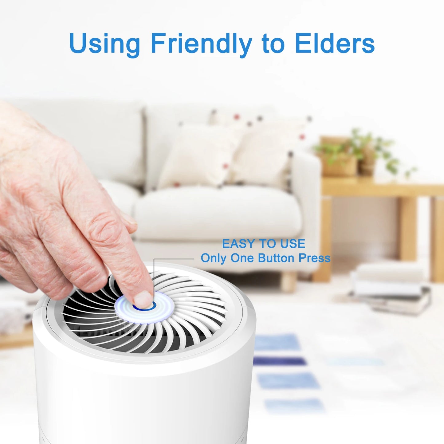 Acare Dehumidifier Moisture Absorbers Air Dryer with 900ml Water Tank Quiet Air Dehumidifier for Home Basement Bathroom Wardrobe