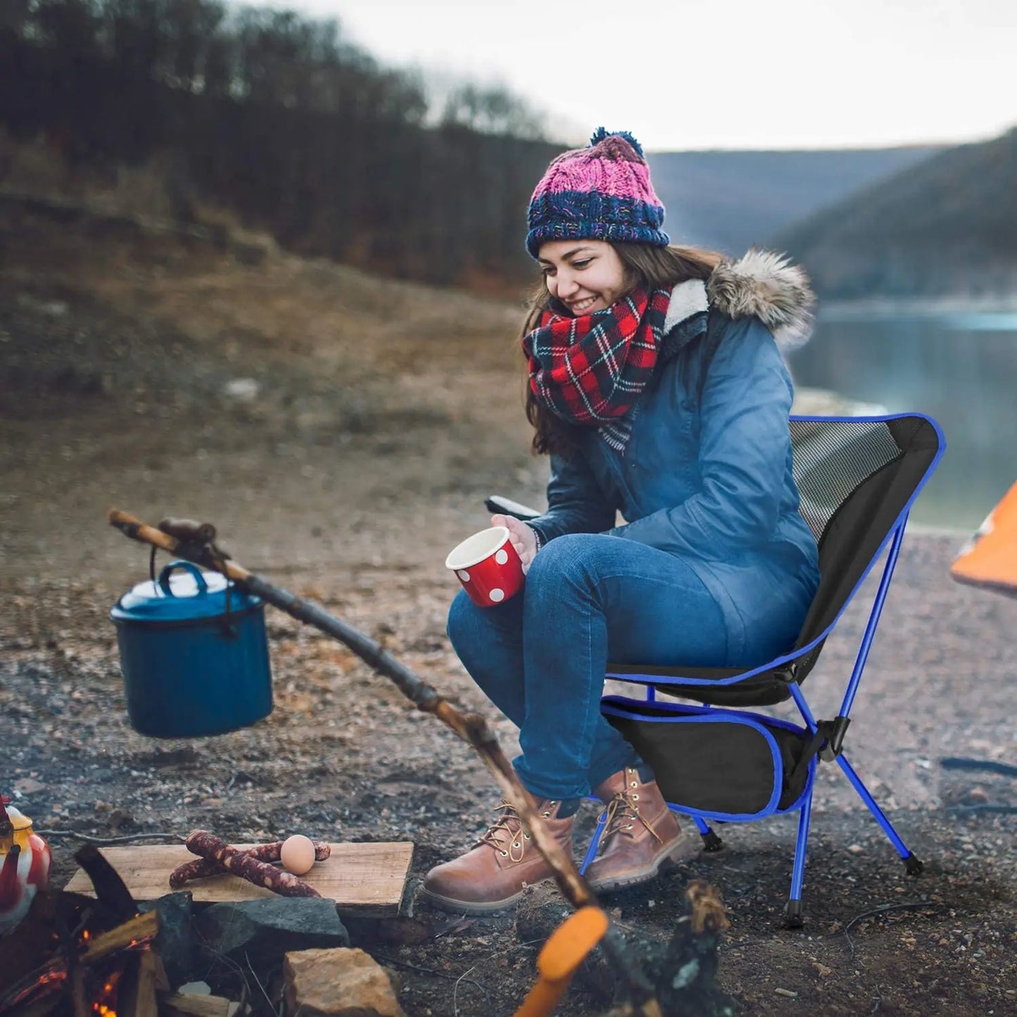 Chaise pliante ultralégère, détachable, Portable, légère, siège étendu, pêche, Camping, maison, barbecue, jardin, randonnée